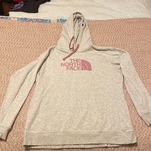 XL womens The North Face hooded sweatshirt